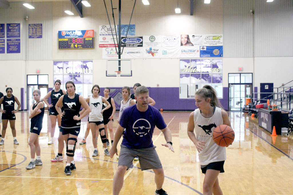 Marble Falls High School girls basketball