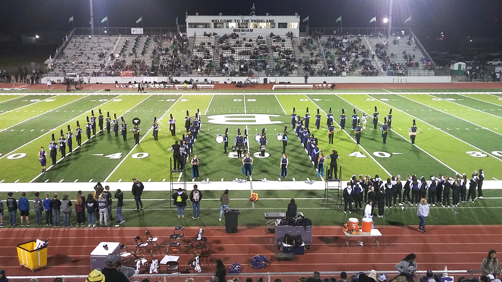 Marble Falls High School marching band