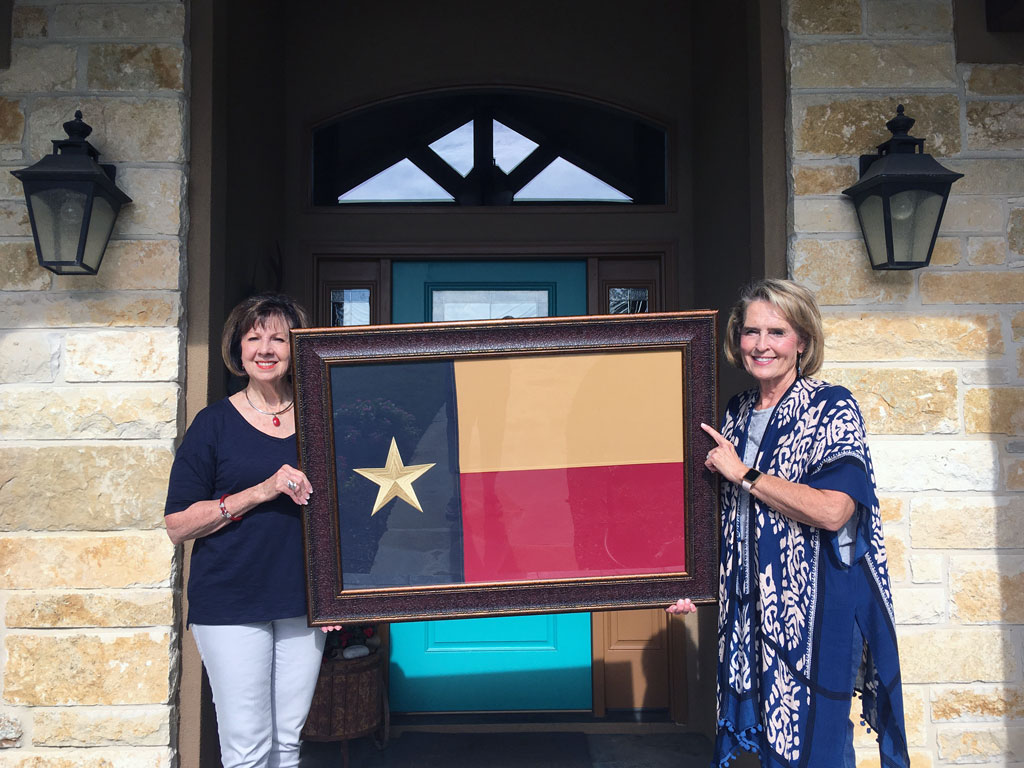 Burnet County Republican Women club members Darlene Hargett (left) and Kay Boka