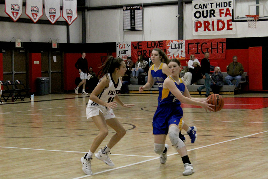 Faith Academy sophomore guard Carly Owens