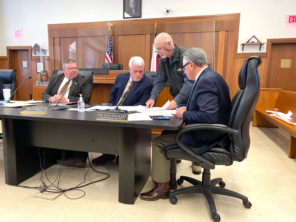 Burnet County Commissioners Court on Jan. 25, 2022