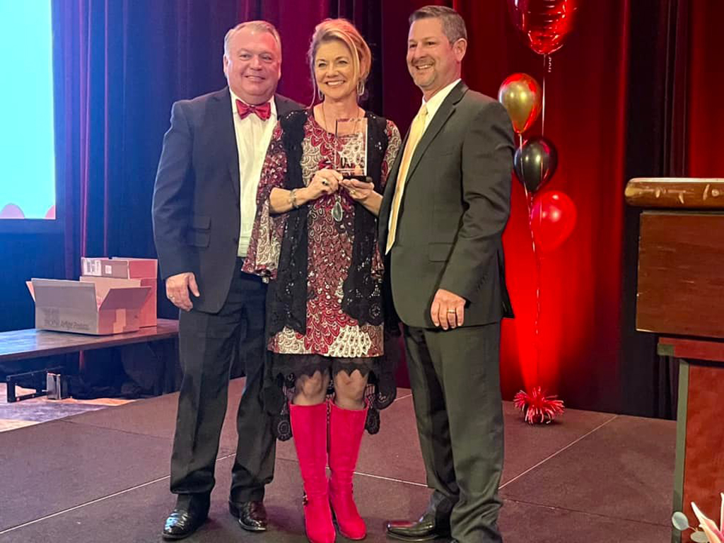 Marble Falls Mayor Richard Westerman and wife Cheryl
