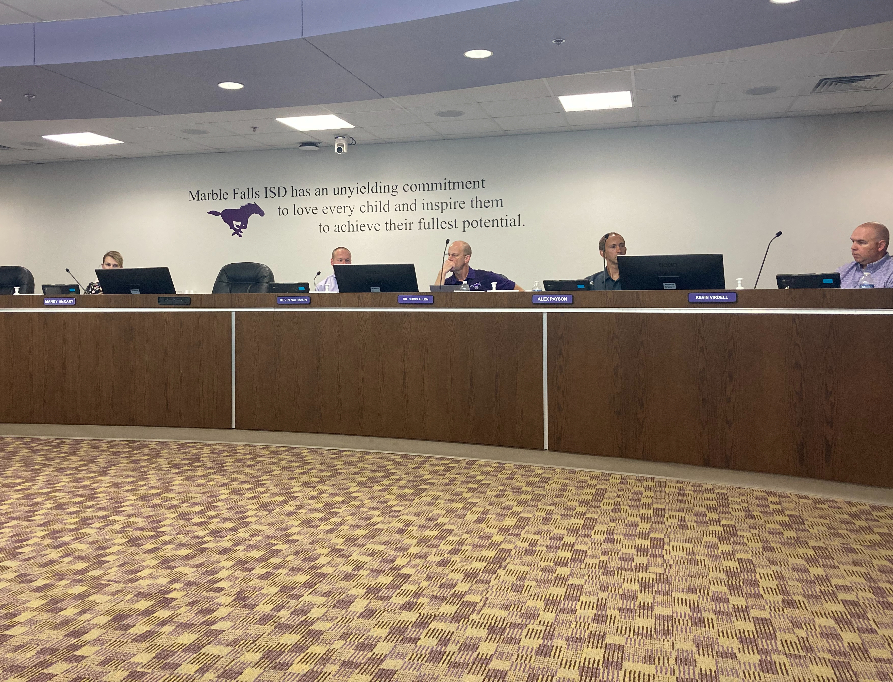 Marble Falls ISD board meeting 6-13-22