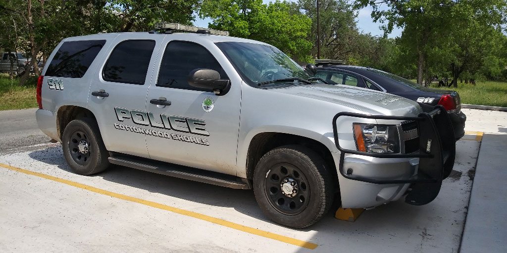 Cottonwood Shores police vehicle