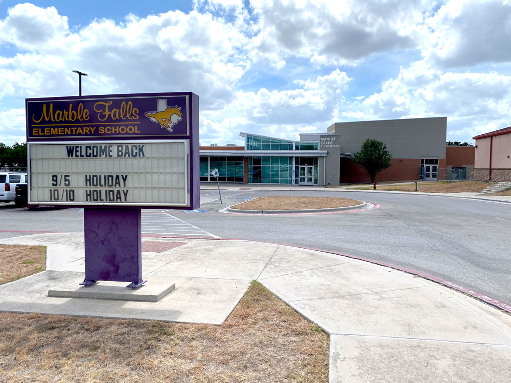 Marble Falls Elementary School on Aug. 16, 2022