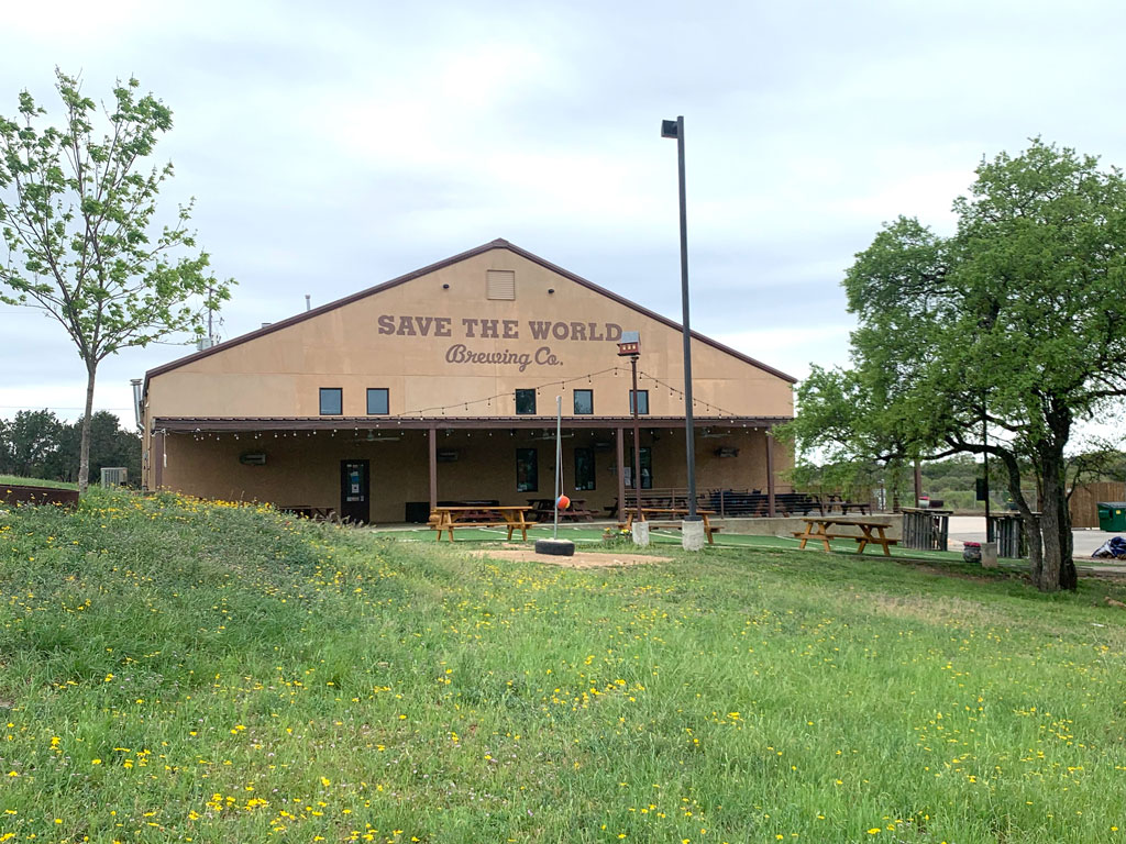 Save the World Brewing Company in Marble Falls