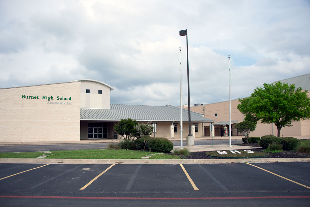 Burnet High School administration building