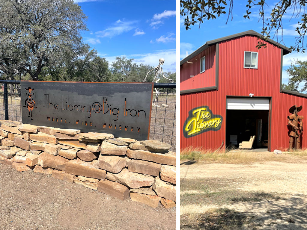 The Library@Big Iron in Round Mountain, Texas