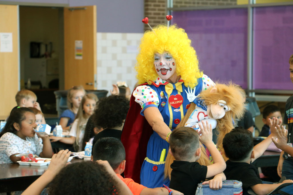 Ms. Lollipop at Colt Elementary School