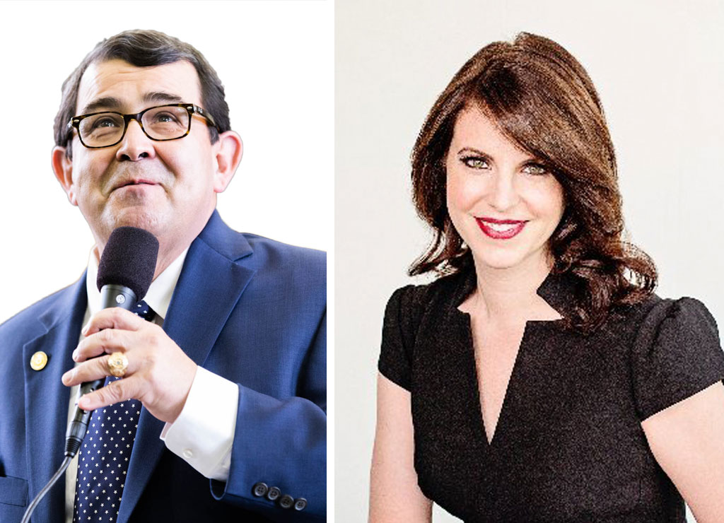 Pete Flores and Ellen Troxclair