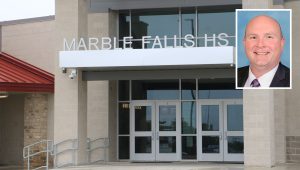 Marble Falls High School Principal Damon Adams