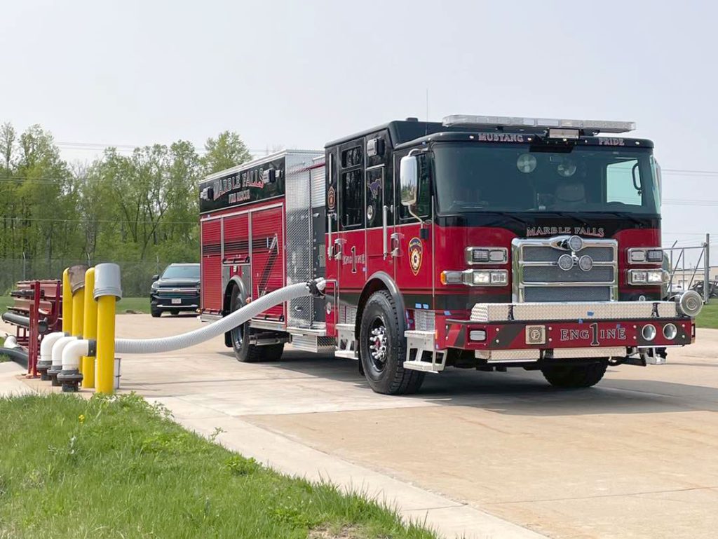Marble Falls Fire Rescue engine