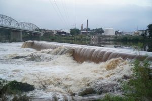 Llano City Dam on Sept. 4, 2024