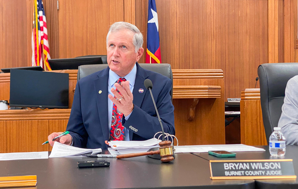 Burnet County Judge Bryan Wilson