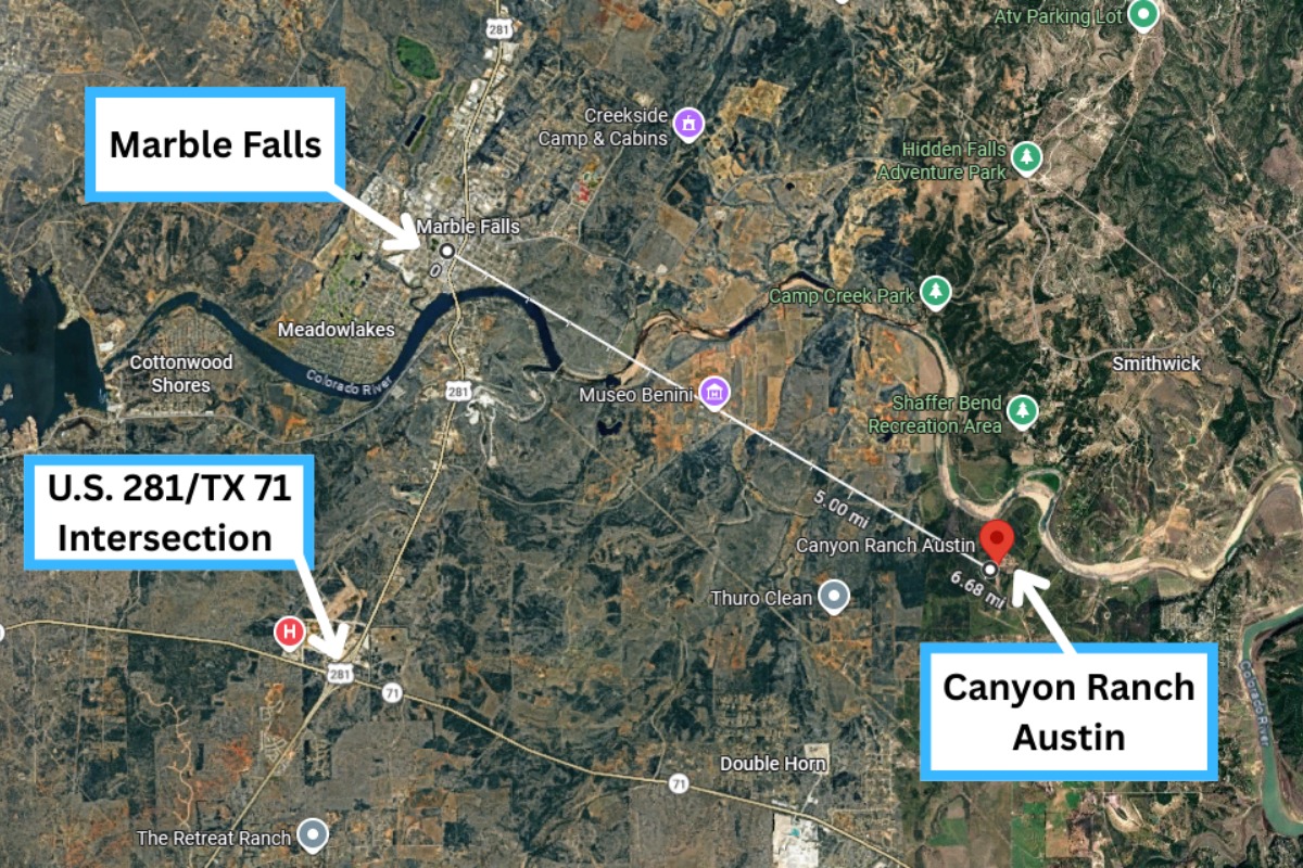 Canyon Ranch map google - DailyTrib.com
