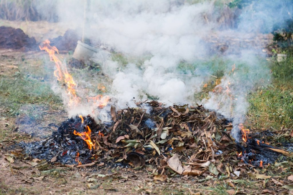 small fire