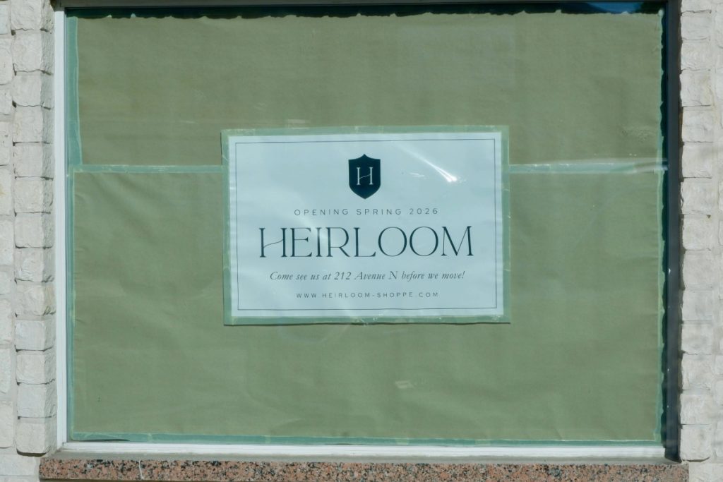 Heirloom shop window