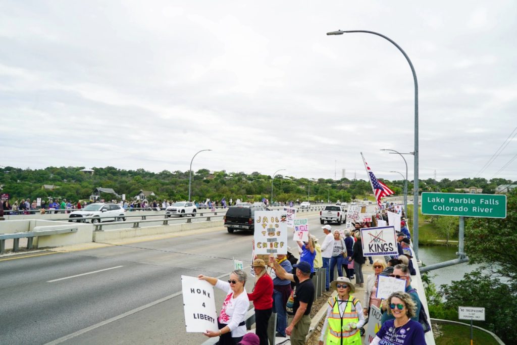 participants in a protest