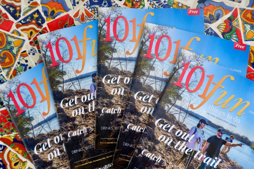 magazines displayed for decorative purpose