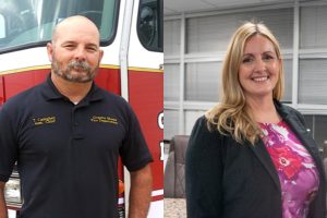 Tim Campbell and Sarah Novo