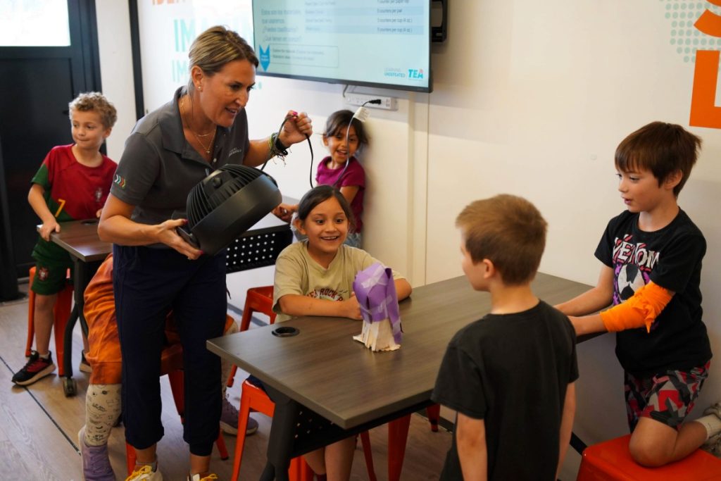 Students in STEM lab