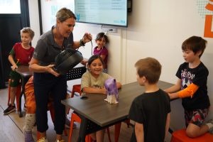 Students in STEM lab