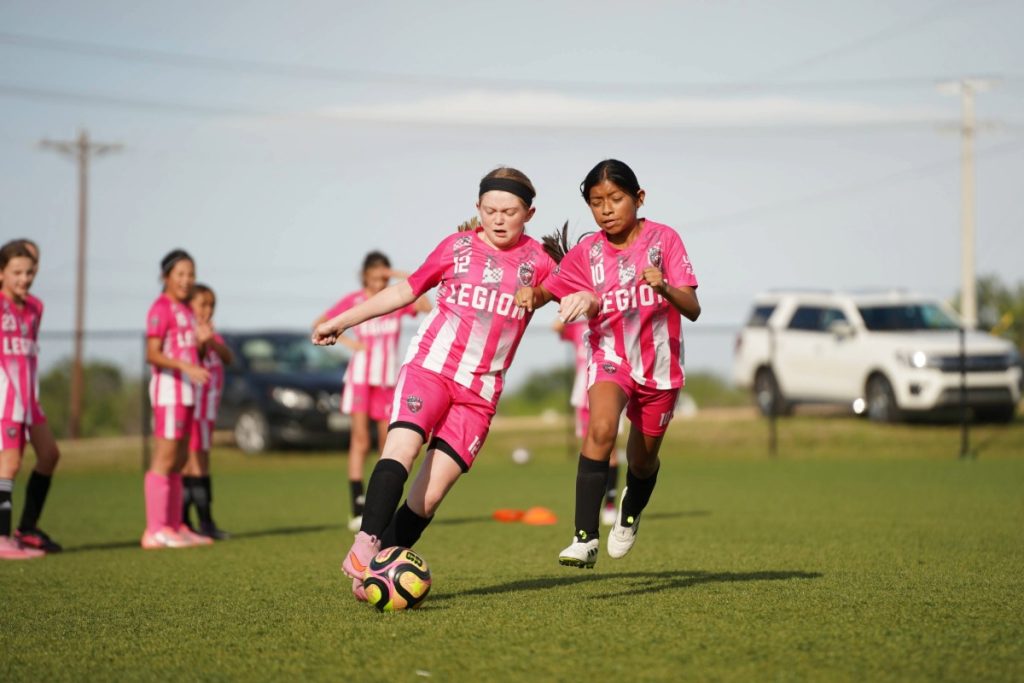 Hill Country FC soccer drill