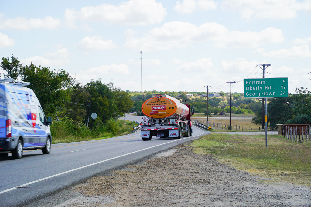 TX 29 traffic and construction