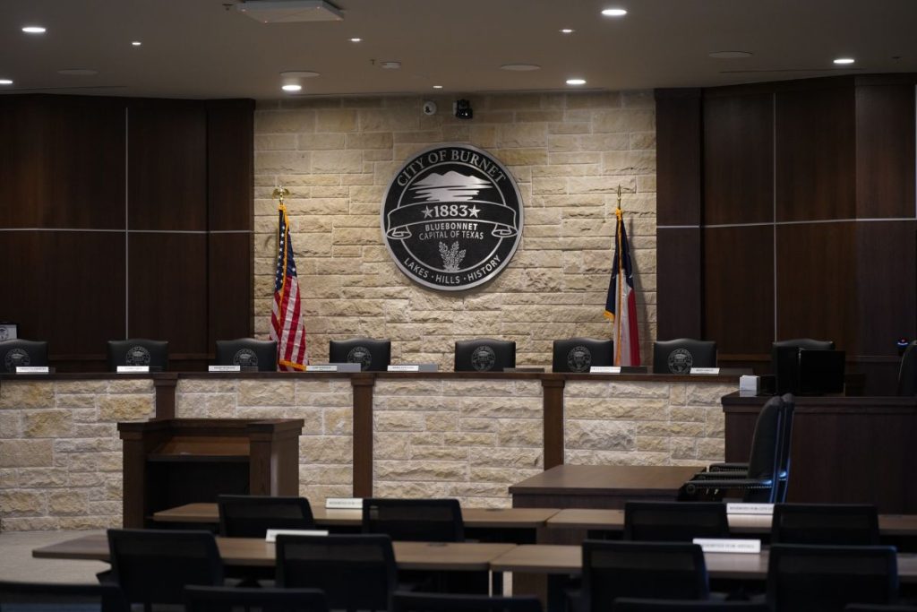 Burnet City Council Chambers