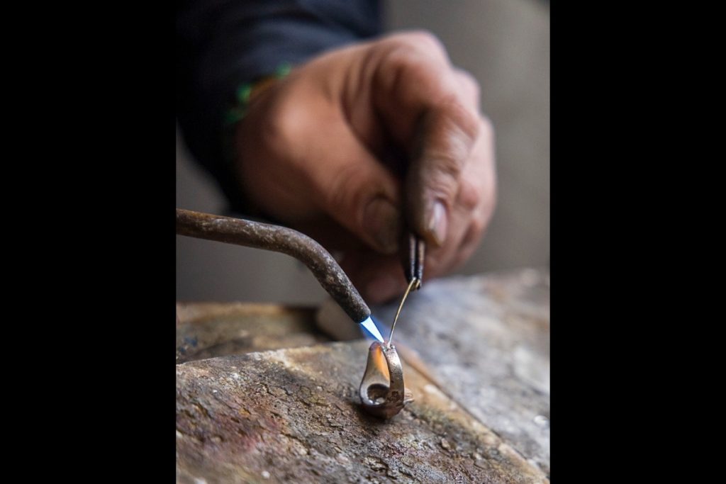 soldering a ring