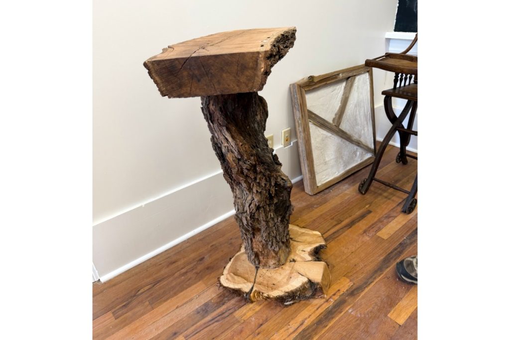Handcrafted display table
