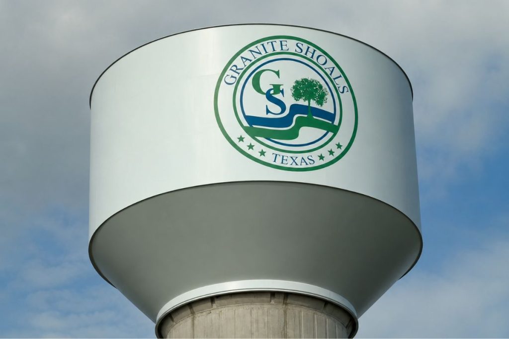 Granite Shoals water tower